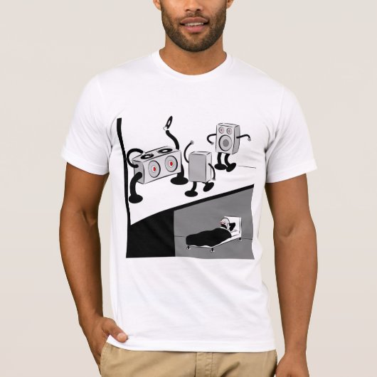 アパートの生活 Tシャツ (正面)