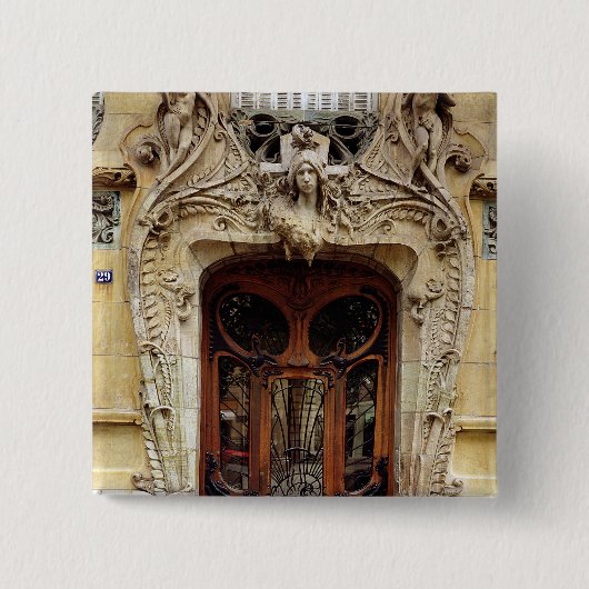 アパートへの出入口 缶バッジ (正面)