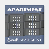 「アパートメントスウィートアパートメント」 マグネット (正面)