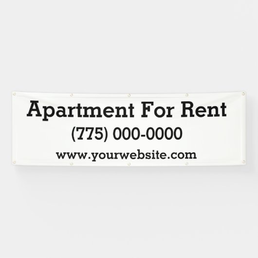 アパートメントフォーレント8足 横断幕 (横)
