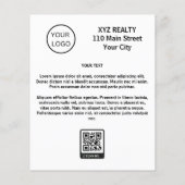 アパートメントフォーレ実在ントエテートマーケティング チラシ (裏面)