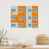 アパートメント建物ポスター ポスター (キッチン)