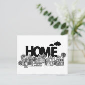 アパートメント建物 ポストカード (スタンド正面)