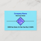 アパートメント&ハウス実在エステートブローカーQRコード 名刺 (裏面)