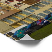 アパート建物 ポスター (角)