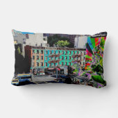 アパ伝統的ート建物マンハッタンニューヨーク ランバークッション (裏面)