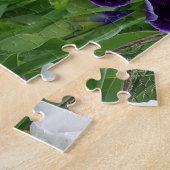 アヒゲドイリス春の花 ジグソーパズル (側面)