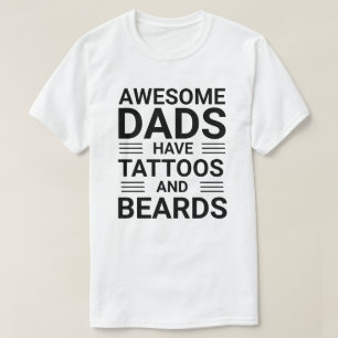 アヒゲ最高のパーソナライズされたドパパファーザーズデー Tシャツ