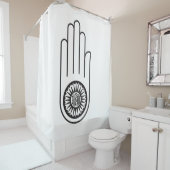 アヒムサのジェインの象徴 シャワーカーテン (インサイチュ)