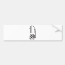 アヒムサのジェインの象徴 バンパーステッカー