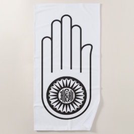 アヒムサのジェインの象徴 ビーチタオル