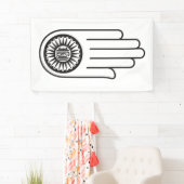 アヒムサのジェインの象徴 横断幕 (インサイチュ)