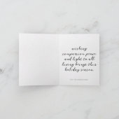 アヒムサクリスマスホリデーカード シーズンカード (内部)