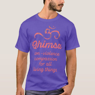 アヒムサヨガ オーム 共感ギフト Tシャツ
