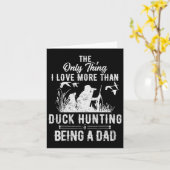 アヒルおもしろい狩り用パパドッグギフト付アヒル狩り カード (黄色い花)