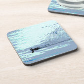 アヒルおよびさざ波 コースター (左側)