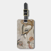 アヒルおよび鳥のナイルのモザイク、ファウヌスの家 ラゲッジタグ (正面縦)