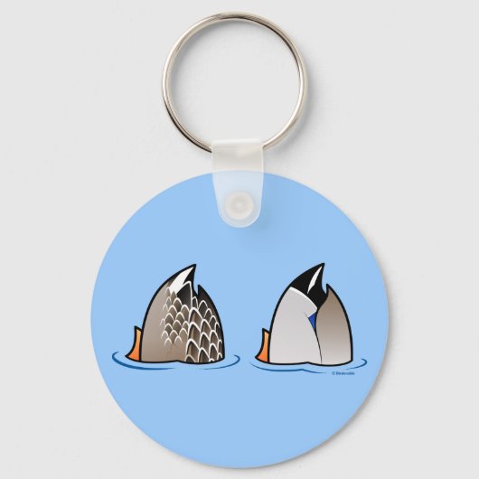 アヒルお尻 キーホルダー (正面)