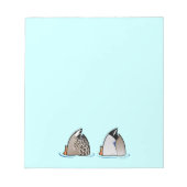 アヒルお尻 ノートパッド (正面)