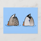 アヒルお尻 ポストカード (正面)