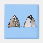 アヒルお尻 マグネット (正面)