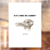 アヒルかウサギか?光学錯覚 ウィンドウサイン (シート2)