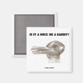 アヒルかウサギか？（錯覚） マグネット (正面/裏面)