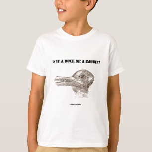 アヒルかウサギか?(錯覚) Tシャツ