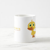アヒルがあって下さい コーヒーマグカップ (中央)
