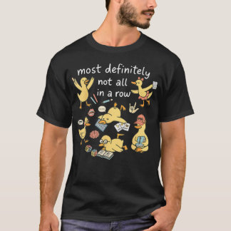 アヒルが一列に並ばない言語病理士 Tシャツ