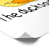 アヒルが口を利く ポスター (角)