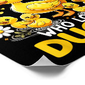 アヒルが大好きな女の子だけかわいいアヒルの恋人 ポスター (角)