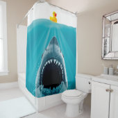 アヒルちゃんを救って下さい シャワーカーテン (インサイチュ)