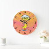 アヒルって？壁時計 ラージ壁時計 (ホーム)