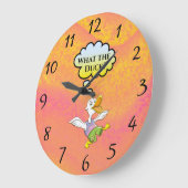 アヒルって？壁時計 ラージ壁時計 (傾斜)
