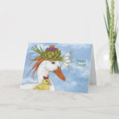 アヒルとアヒルのイースターカード カード (正面)