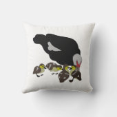 アヒルとアヒル クッション (裏面)