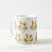 アヒルとデイジー:イースター朝🌼☕ コーヒーマグカップ (正面左)