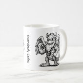 アヒルとドラゴンの歌マグカップ コーヒーマグカップ (正面右)