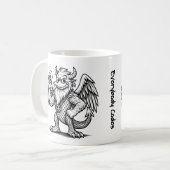 アヒルとドラゴンの歌マグカップ コーヒーマグカップ (正面左)