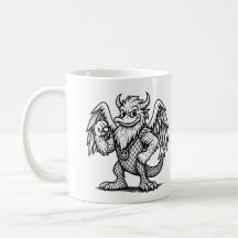 アヒルとドラゴンの歌マグカップ