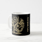 アヒルとドラゴンの歌マグカップ コーヒーマグカップ (正面左)