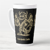 アヒルとドラゴンの歌ラテマグ カフェラテマグ (左アングル)