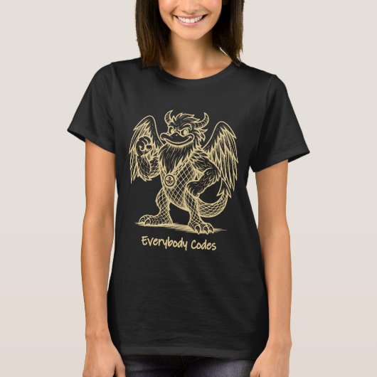 アヒルとドラゴンの歌 女性用Tシャツ Tシャツ (正面)