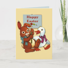 アヒルとバニー・イースター シーズンカード