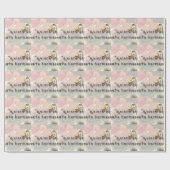 アヒルとベビー ラッピングペーパー (フラット)