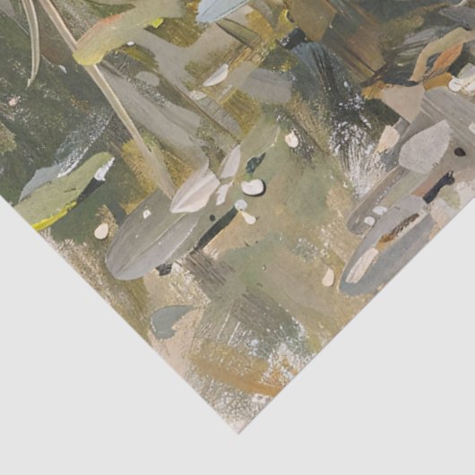 アヒルとマラードの絵を描野生動物の切り離し 薄葉紙 (詳細)