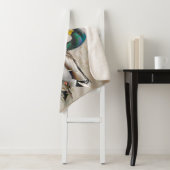 アヒルとマラードの絵を描野生動物 シェルパブランケット (インサイチュ)