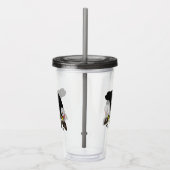 アヒルと可愛らしいアヒル アクリルタンブラー (右)