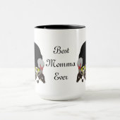 アヒルと可愛らしいアヒル マグカップ (中央)